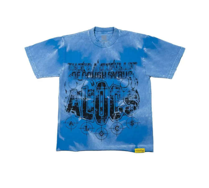 AWFUL LOT OF COUGH SYRUP Pink&Blue Shirt